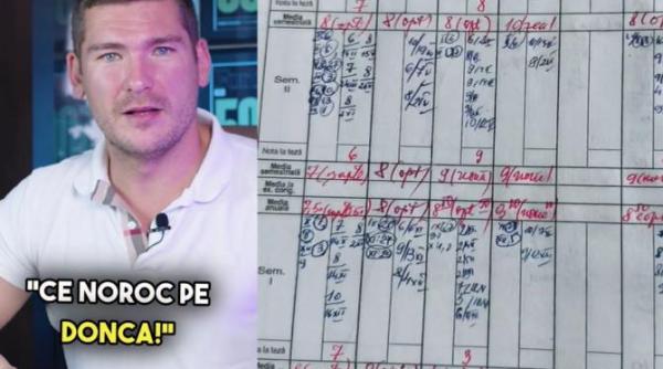 ce note lua calin donca la scoala imagini virale cu catalogul am primit 4 de 2 si am ramas corijent singurul corijent din clasa video