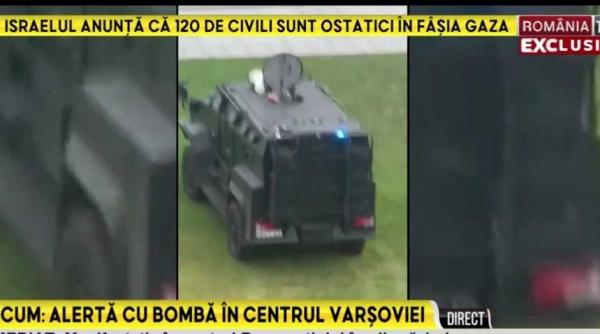 alerta cu bomba in centrul varsoviei