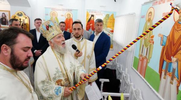 mitropolitul nifon la sfintirea capelei clinicii si centrului de tratare cercetare si dezvoltare stomatologica hack dental center din razvad