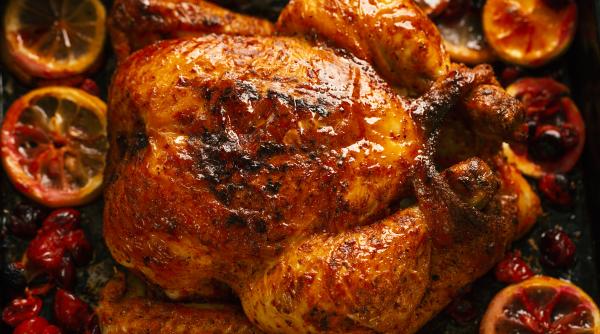 pui aromat sub caramida reteta arabeasca