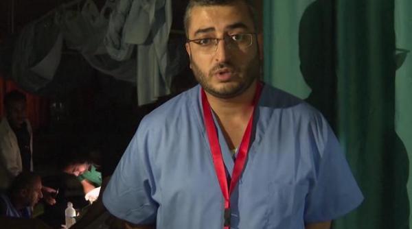 medici care opereaza la lumina lanternei telefonului in fasia gaza sceneta din razboiul informational val valcu denunta fake news uri din fasia gaza