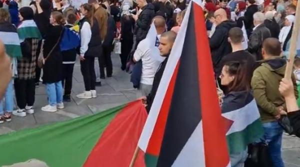 proteste pro palestina in bosnia genocid genocid video