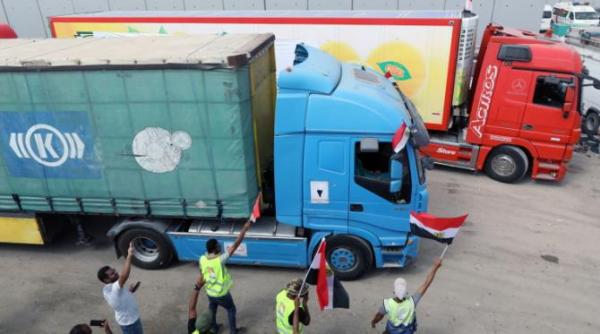 ajutor umanitar in flux continuu pentru fasia gaza