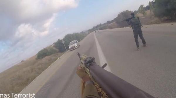 filmul atacului hamas din 7 octombrie am sange de evreu pe maini video