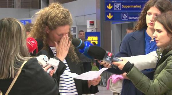 ela chaimi sotia romanului tinut ostatic de hamas declaratii la aeroportul otopeni