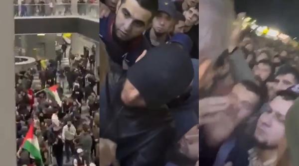 stare de urgenta pe aeroportul din daghestan rusia sute de sustinatori ai palestinei au luat cu asalt pista si un avion cu cetateni din israel video