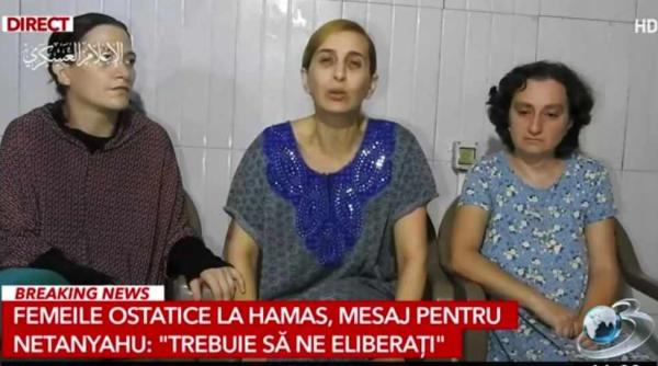 hamas a publicat o inregistrare cu doua ostatice israeliene una dintre ele e fiica unui roman sa nu poti face nimic cand teroristii vor sa iti ucida copii este ingrozitor