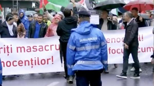 miting pro palestina in bucuresti astazi a fost cel mai grav incident ce s a intamplat
