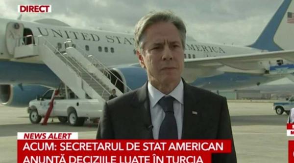 antony blinken primele declaratii de la ankara