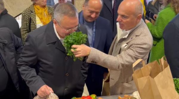 imagini virale cu nicolae ciuca si rares bogdan la cumparaturi intr o piata agroalimentara video