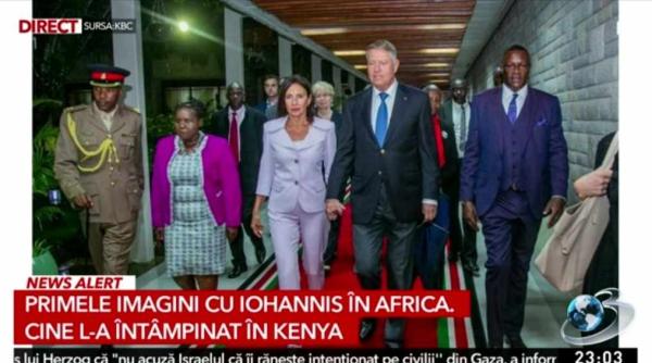 klaus iohannis a ajuns in kenya in prima etapa a turneului sau prin africa foto