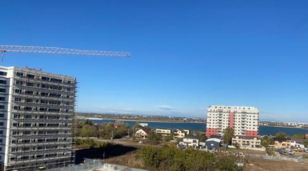 muntii bucegi vizibili clar din bucuresti fenomen deosebit in capitala foto