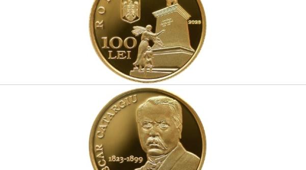 bnr lanseaza luni o moneda din aur cu tema 200 de ani de la nasterea lui lascar catargiu