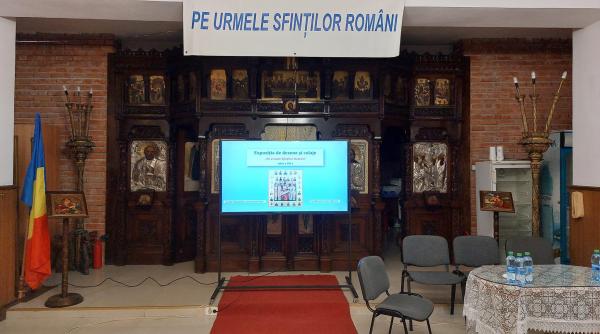 pe urmele sfintilor romani vernisajul expozitiei de pictura la biserica iancu vechi matasari din capitala