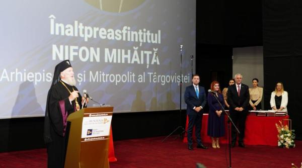 mitropolitul nifon la gala regio pasaport spre dezvoltare in sud muntenia
