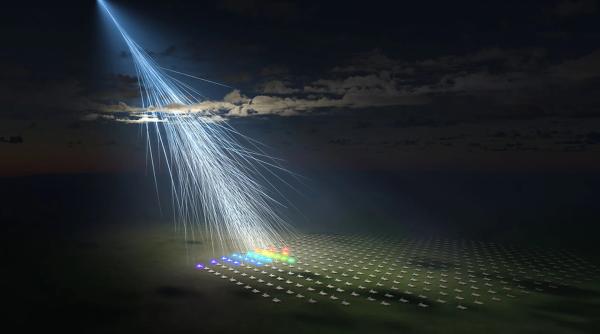 o raza cosmica misterioasa din afara galaxiei noastre a ajuns pe pamant ar proveni din materia intunecata