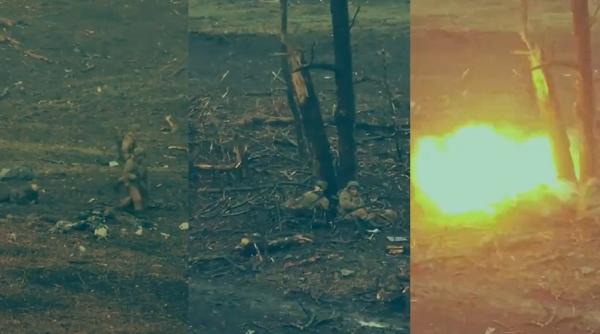 imagini de pe frontul din avdiivka soldatii rusi isi abandoneaza camarazii dupa care sunt bombardati de ucraineni video