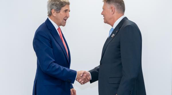 klaus iohannis intalnire cu john kerry reprezentantul sua pentru clima la cop28 romania se alatura global methane pledge