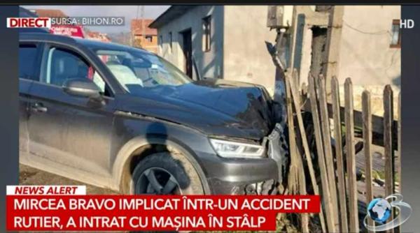 prima reactie a lui mircea bravo dupa ce a intrat cu masina in stalp am fost alaturi de alte 3 persoane galerie foto