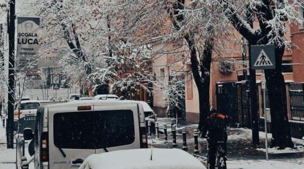 bucurati va de ninsoare nu va dura mult alina serban anm acest front atmosferic rece este in deplasare destul de rapida
