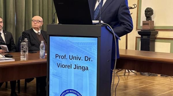 prof univ dr viorel jinga reales in functia de rector al umf carol davila bucuresti