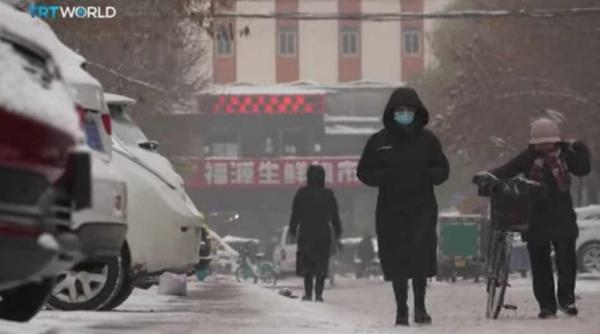 alerta de temperaturi glaciale in china video foto