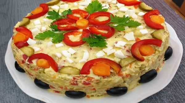 salata de boeuf fara carne deliciu de craciun pentru vegetarieni reteta simpla