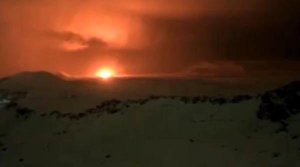 o noua eruptie vulcanica in islanda activitatea seismica a fost foarte intensa video