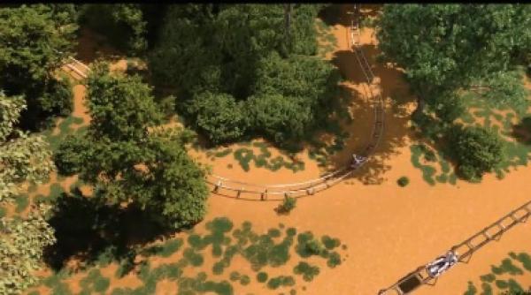 costel fotea bob suspendat in parcul de aventura escapeland din padurea garboavele