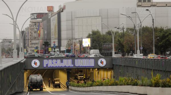 pasajul unirii va fi inchis pentru lucrari de intretinere