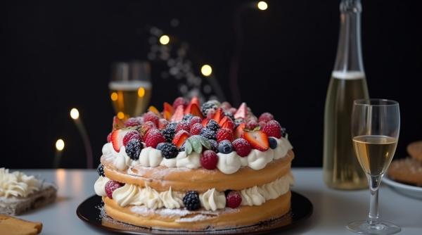 tort cu sampanie pentru revelion reteta