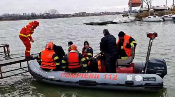 vantul puternic a sistat cautarile a doua persoane care au disparut in lacul siutghiol