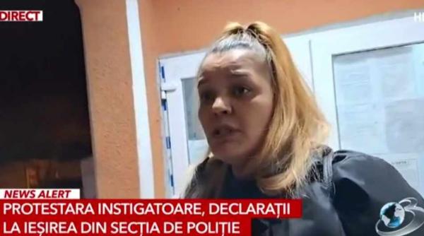 protestatara angi serban dusa la politie dupa ce a indemnat manifestantii sa arunce cocktailuri molotov bogdan chirieac asta e de militie