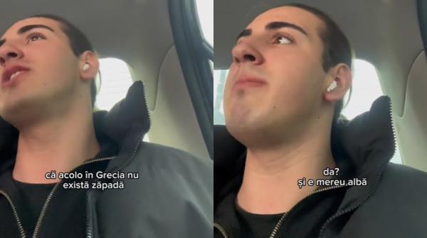 un tanar ii spune soferului de taxi ca nu stie ce e zapada din ce e facuta e zapada de la dumnezeu si e si alba nu stiam video viral