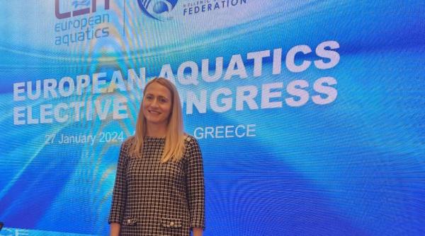 camelia potec a fost aleasa in comitetul executiv al federatiei europene de natatie