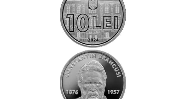 constantin brancusi in circuitul numismatic lansat de bnr