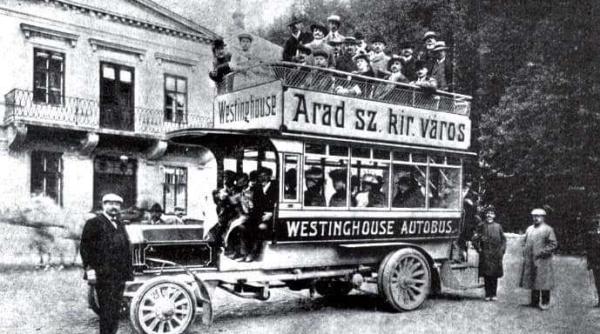 un autobuz supraetajat model fabricat la arad in urma cu un secol revine la viata va avea o replica