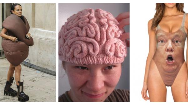 cele mai ridicole creatii de designer geanta gaurita louis vuitton fusta prosop balenciaga si papucii in forma de pui ca la kfc sunt doar cateva dintre articolele de lux de pe piata high foto