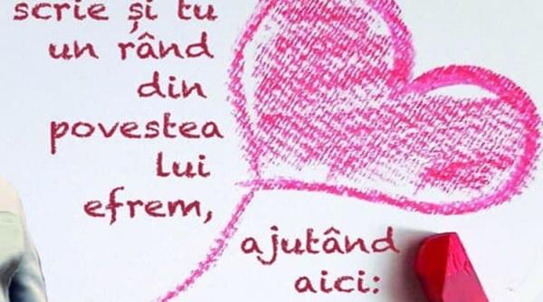 impreuna pentru efrem un copil din cluj care se lupta cu un cancer agresiv