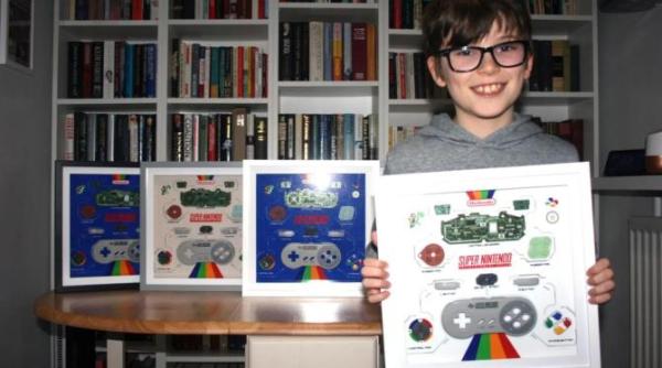 desi are doar 10 ani un tanar si a lansat prima afacere si spera sa si scoata parintii la pensie anticipat