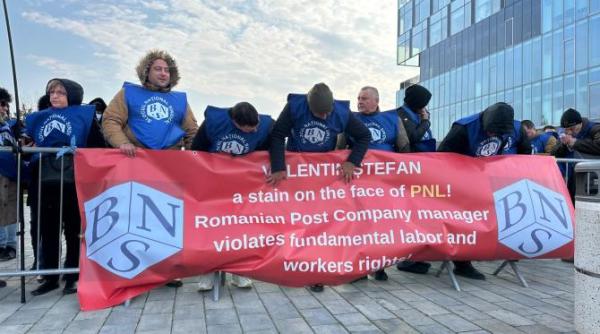 blocul national sindical actiune de pichetare a congresului ppe din cauza postei romane
