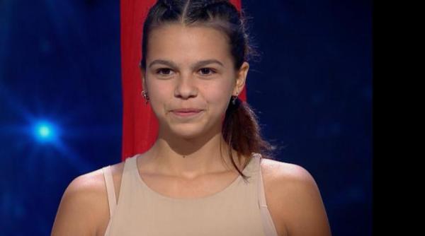 acrobata de doar 14 ani a primit 4 de da juriul a fost uimit de pasiunea pe care a aratat o este primul care mi a aratat cat de mult ii place ce face