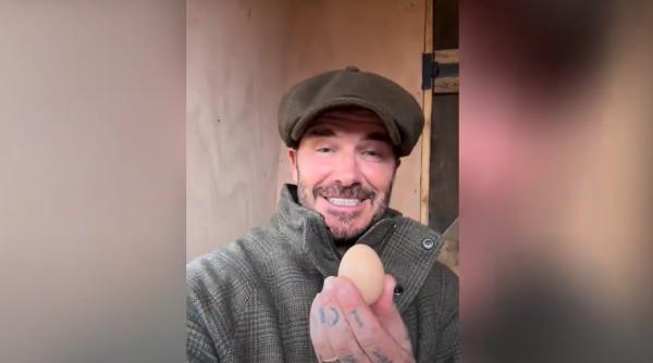 david beckham s a lasat de fotbal si creste gaini video