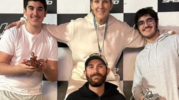 celine dion impreuna cu baietii ei intr o fotografie foarte rara