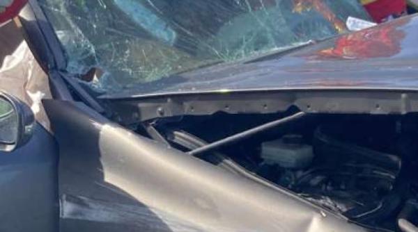 accident rutier in comuna bucovat din dolj sase persoane ranite iar o masina a luat foc