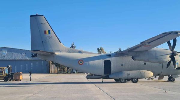 incendiu de padure in judetul bacau intervin doua aeronave ale fortelor aeriene romane