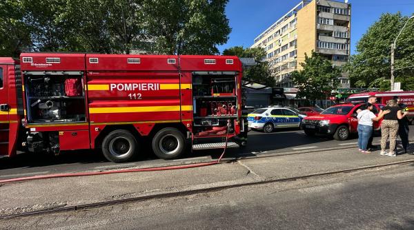 nou incendiu intr un bloc din bucuresti