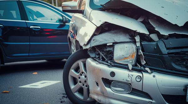 accident in lant intre patru conducatoare auto in orasul nasaud