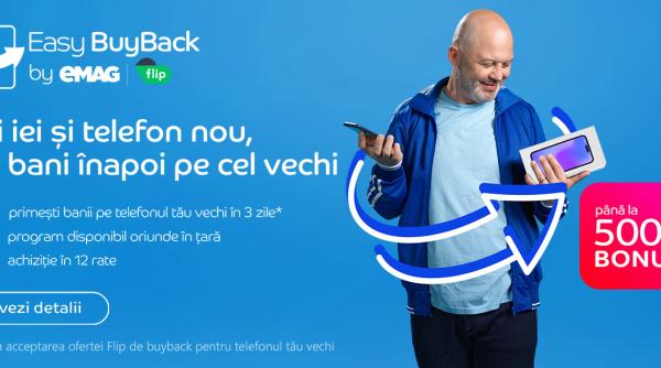 noul easy buyback by emag flip clientii emag pot cumpara telefoane noi prin vanzarea celor vechi pe aceeasi platforma