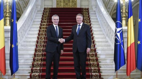 klaus iohannis a avut discutii cu jens stoltenberg despre situatia de securitate din ucraina